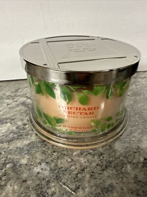 Homeworx Harry Slatkin  ORCHARD NECTAR 4 wick 18oz candle NEW