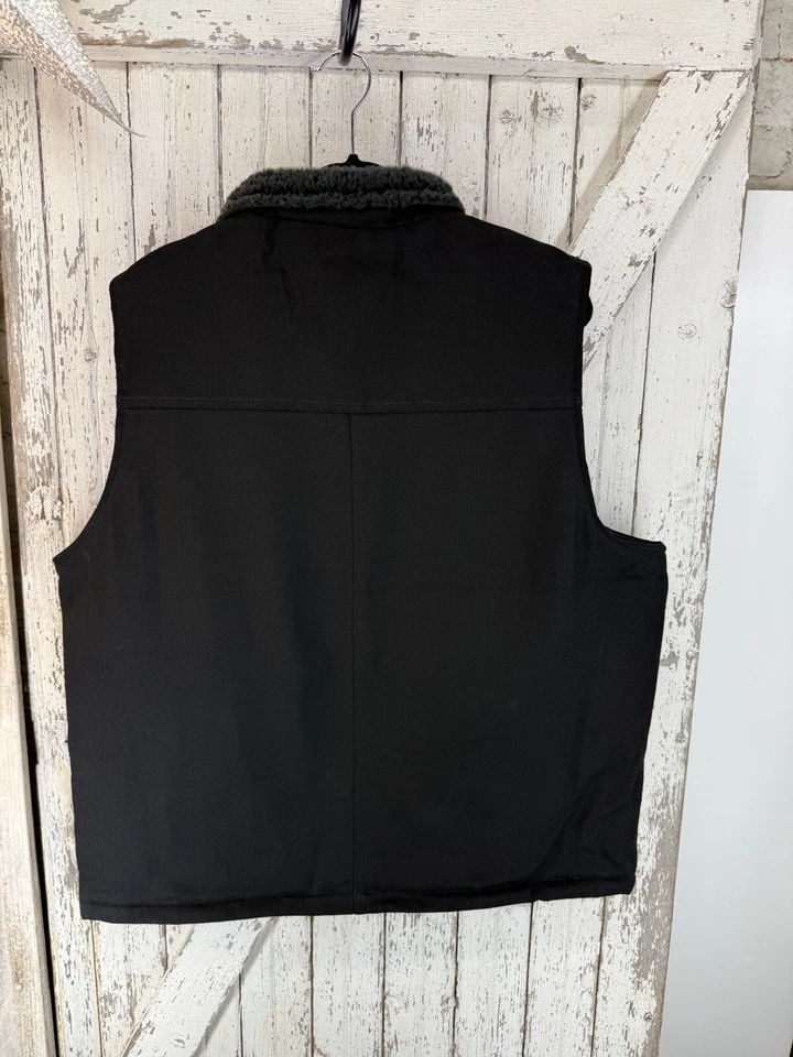 Chaleco WP Impermeable Para Hombre Ropa de Trabajo Talla XL Negro Natural Sherpa Foto 4 de 4
