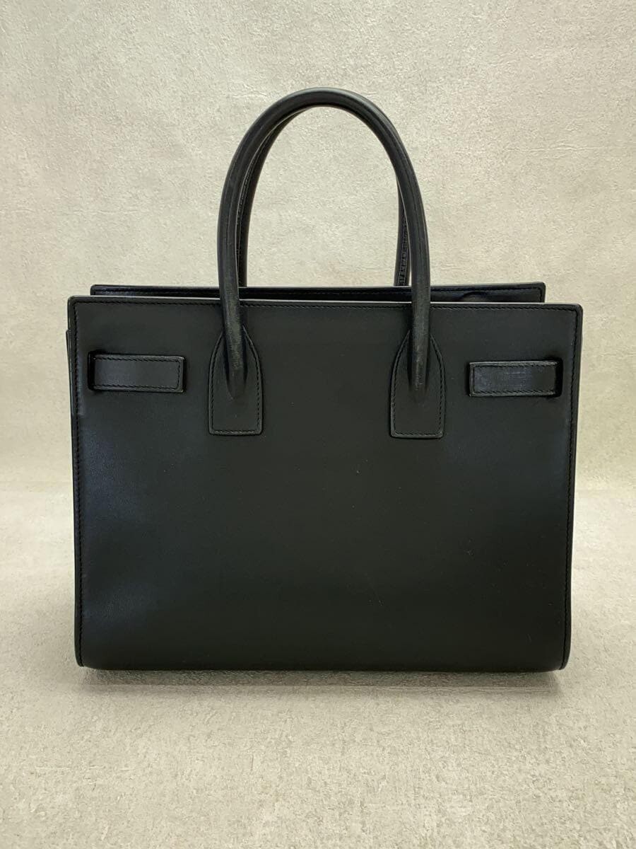 Borsa a tracolla Saint Laurent Sac de Jour G Hardware Nano Nera doppia tracolla