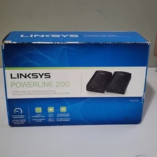 Linksys Powerline 200 3-Port Wired Network Expansion Kit (PLEK400-NP) LNC
