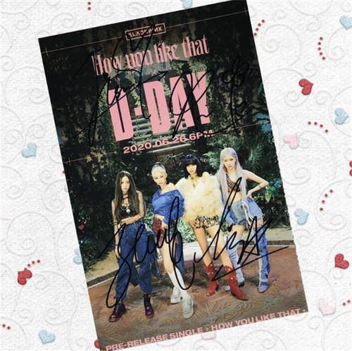 BLACKPINK BORN PINK Autographed Photo 6'' Autographs LISA Jennie ROSE Jisoo Gift - Picture 4 of 20