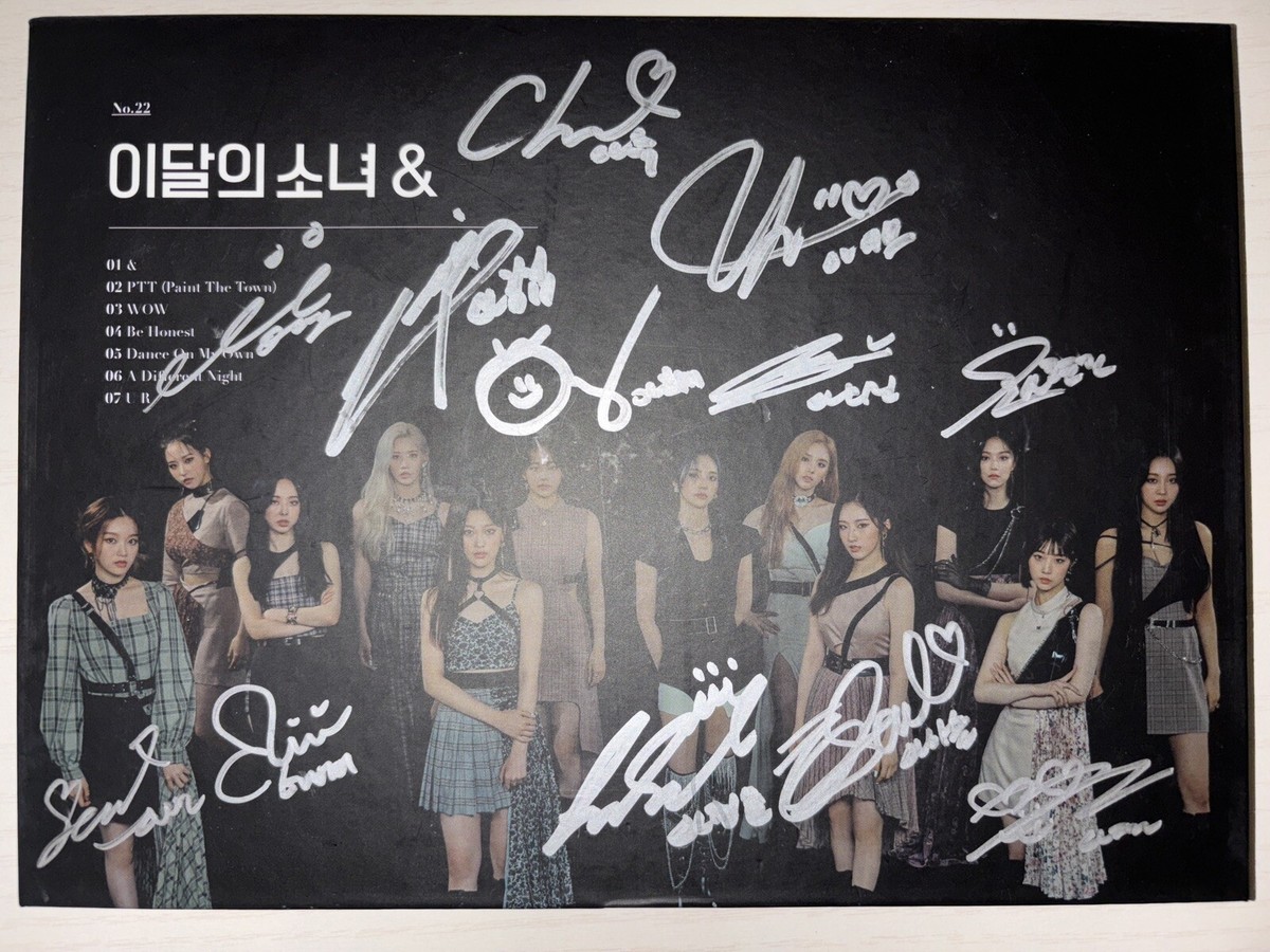 LOONA PTT アルバム 全員サイン付き 直筆 이달의소녀 LOONA [&] All Member Autographed Sigend Album PTT | eBay