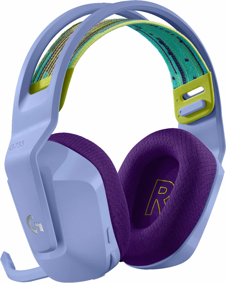 Logitech - G733 LIGHTSPEED Wireless Gaming Headset for PS4, PC - Lilac