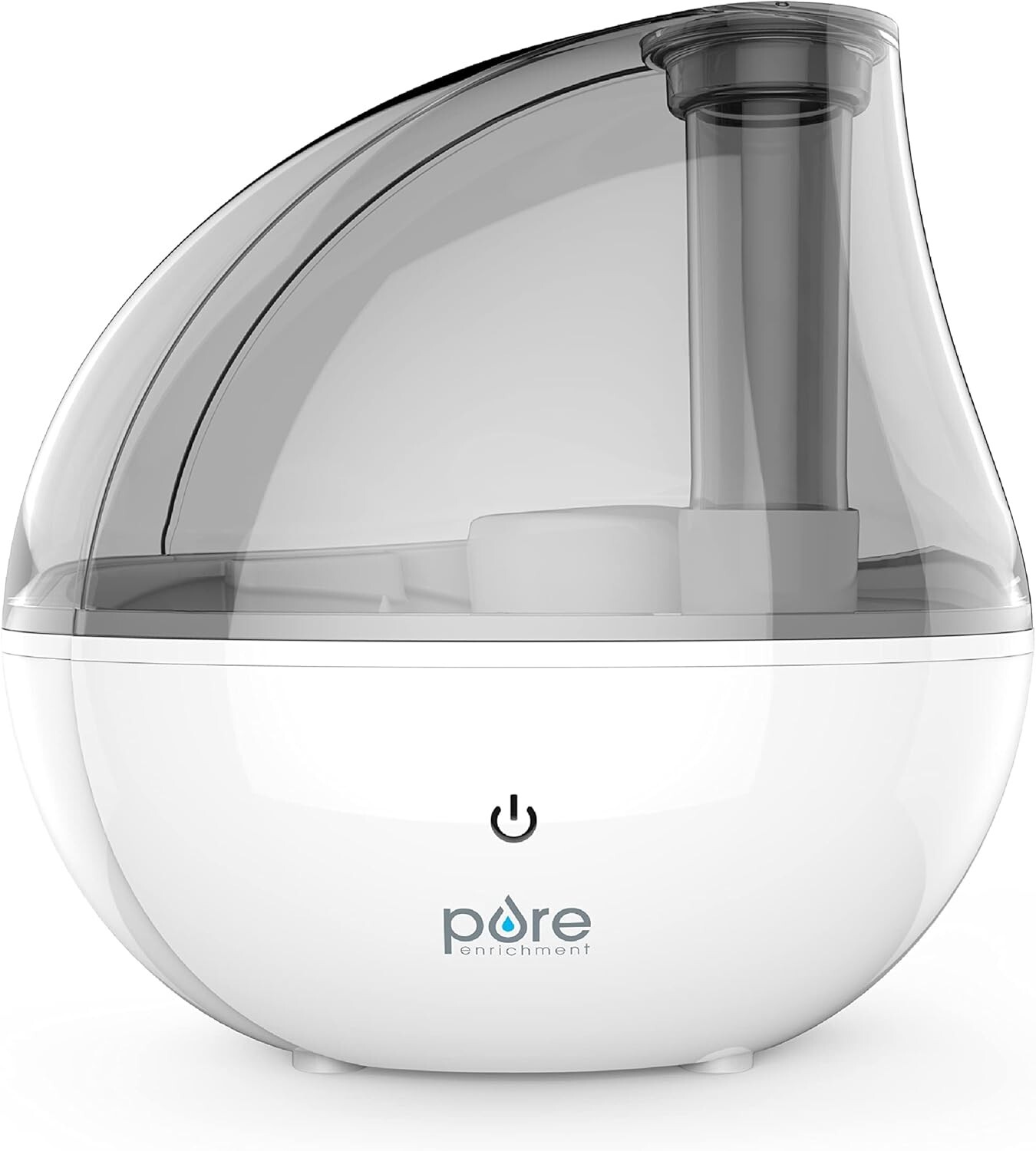 Pure Enrichment 1.5L MistAire Ultrasonic Cool Mist Humidifier Silver (NIB)