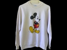 Vintage 1980 s Mickey Mouse Sweatshirt Disney Character Fashions Sz XL Adults