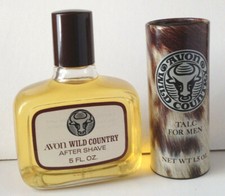 New in box Avon 5 Fl oz Wild Country After Shave  1.5 oz. Talc Powder