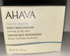 AHAVA Time to Hydrate Night Replenisher 1.7 Fl Oz NIB normal to dry skin