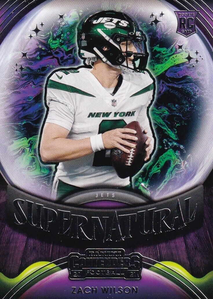 2021 Contenders Supernatural Card #SN-ZWI Zach Wilson | eBay
