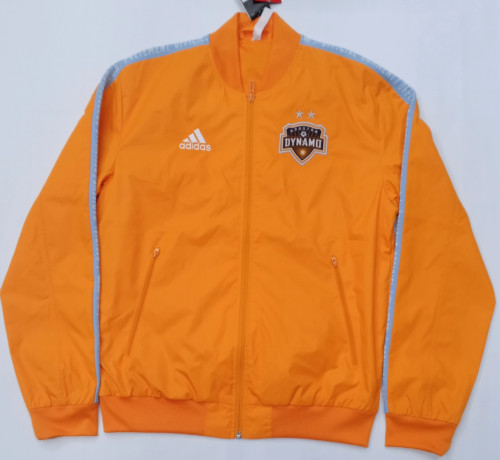 Мужская куртка Adidas MLS Houston Dynamo Anthem оранжевого цвета DP5028 