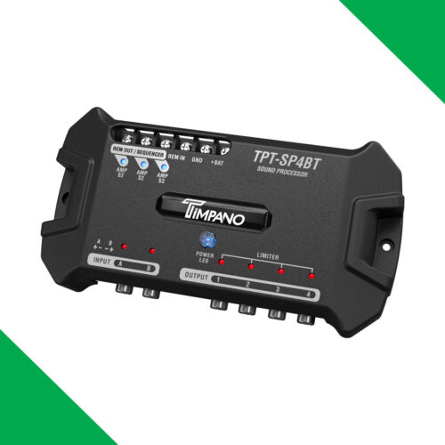 Timpano SP4BT Bluetooth DSP 4 canali di uscita processore segnale digitale completo per auto - Foto 1 di 4