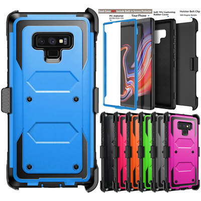 For Samsung Galaxy Note 9 Phone Case Shockproof Protective Cover / Clip Holster