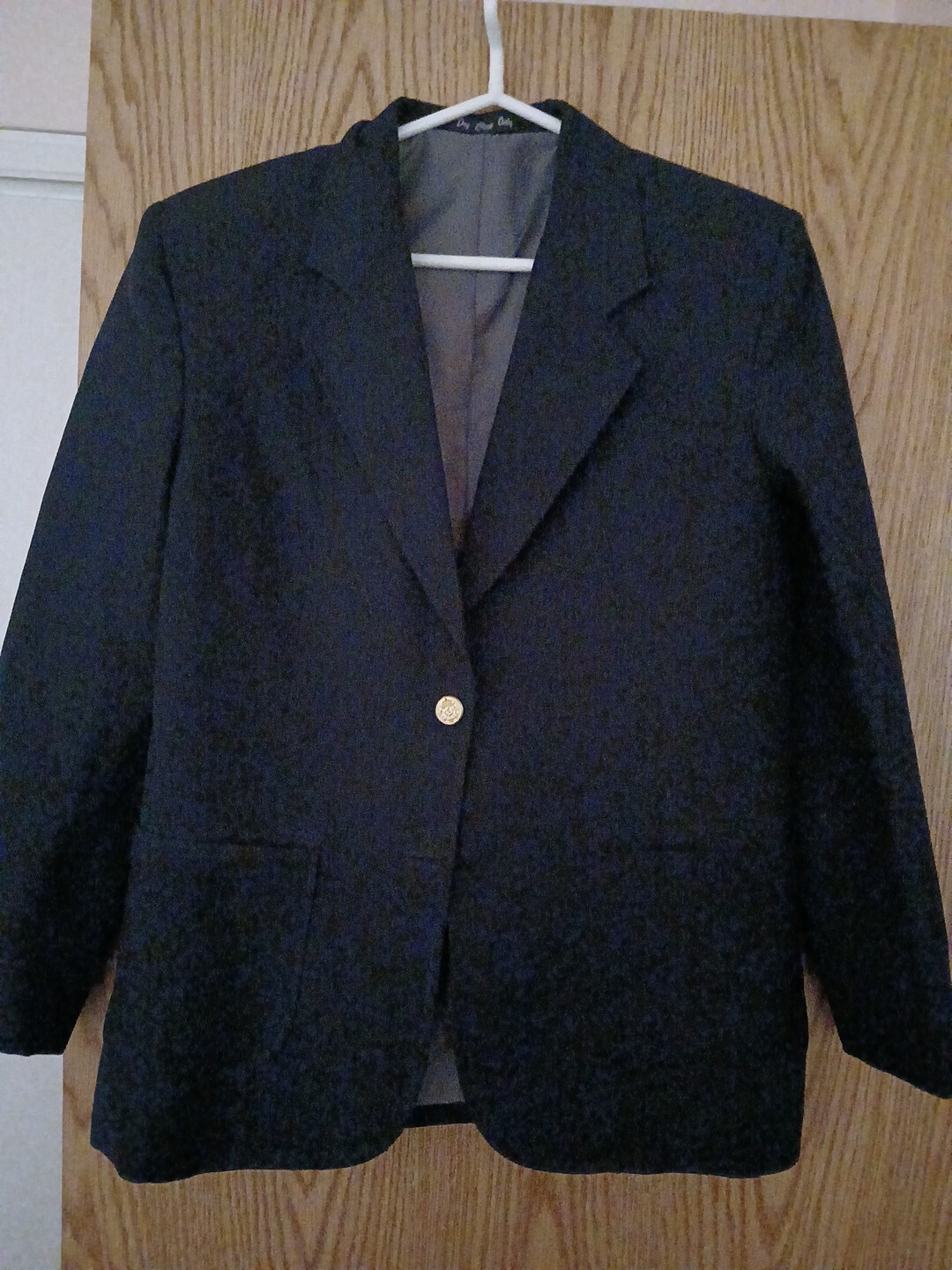 Small Blazer. Black. Missing Button - image 1
