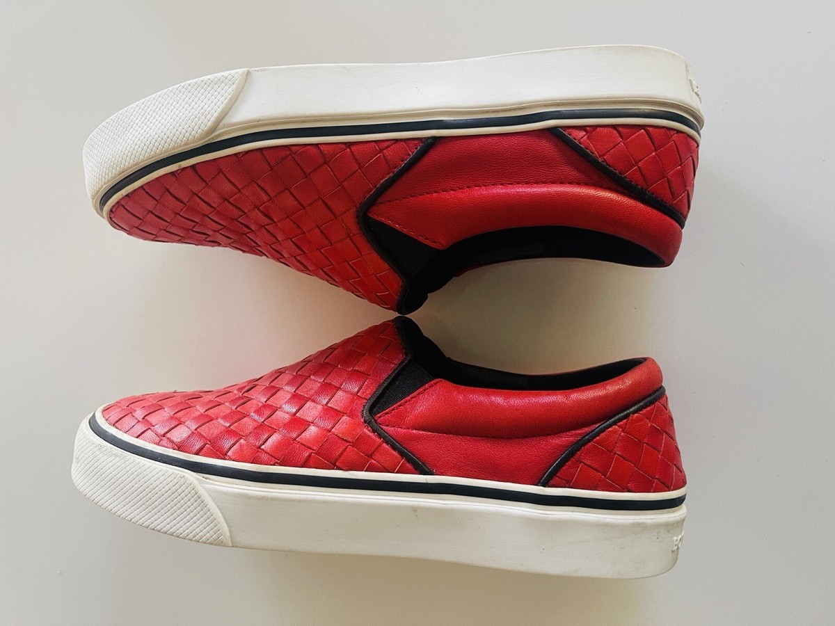 Bottega Veneta LEATHER TRAINERS Slip On Sneaker intrecciato