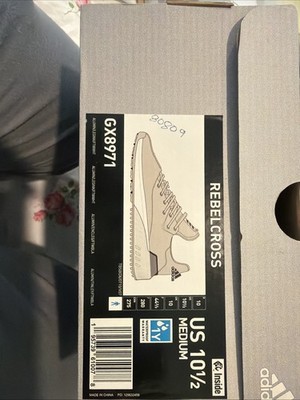adidas Men's Rebelcross Magic Grey Spikeless Golf Sneakers Size 10:5 GX 8971