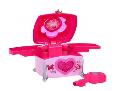 Schatzkiste Schmuckschachtel Mädchen Spielzeug ab 3 Jahren Pink