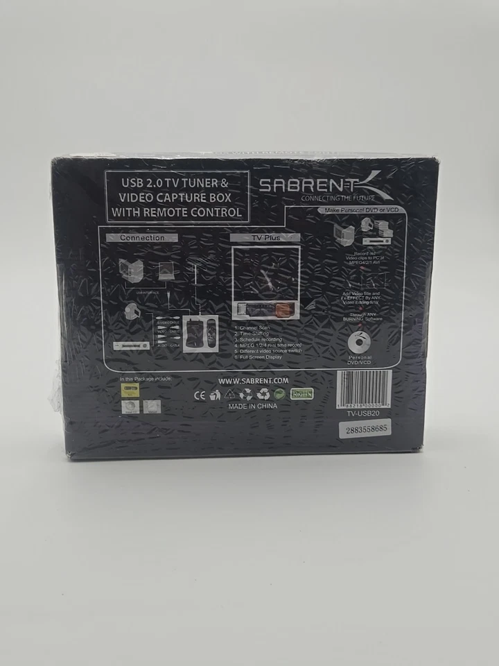 Sabrent PCI TV Tuner / Video Capture Card With Remote Control, New Sealed - Image 2 of 3