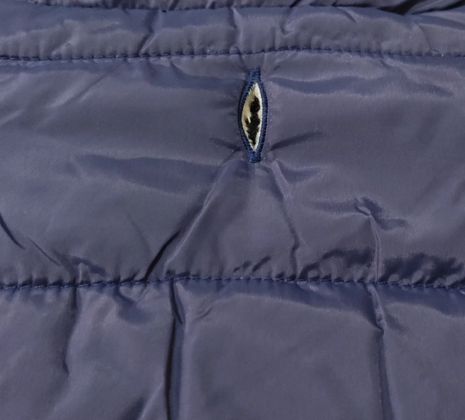 Dog Pet Fleece Lined Coat For Dog Size M Navy Blue Lightweight Jacket ~ New - Image 4 of 4