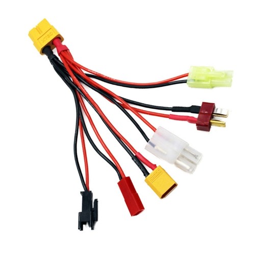 6 Output XT60 Power Distribution Cable High Conductivity Remote Model Accessory - Picture 7 of 8