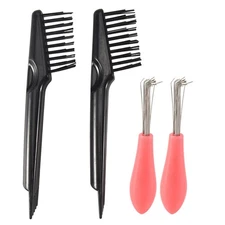 4Pcs Hair Brush Cleaning Tool Comb Cleaning Hairbrush Hair Brush Cleaner5768