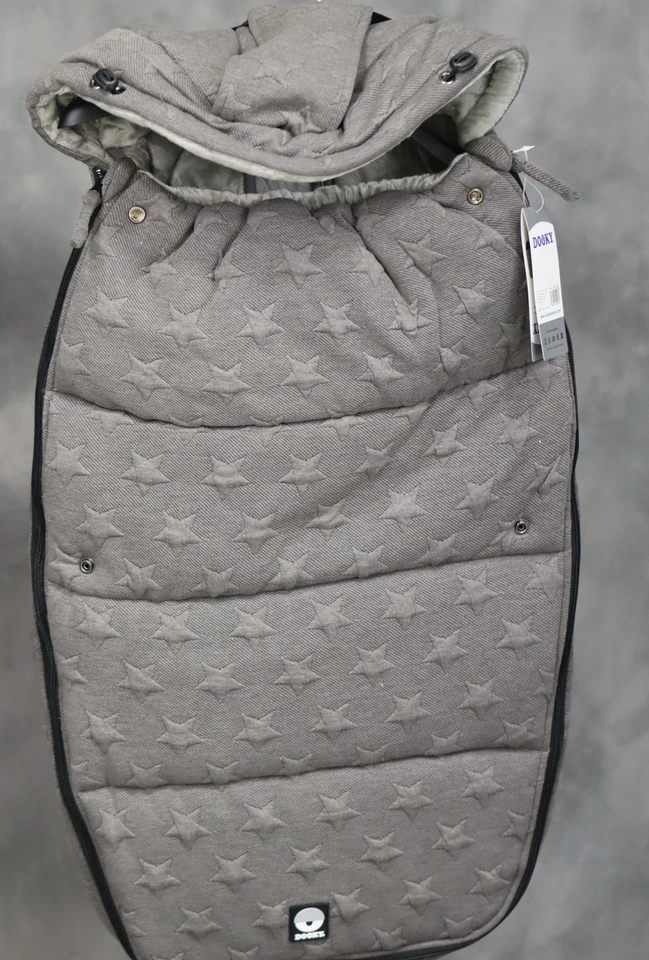 Dooky™ Universal Cochecito de Bebé Saco de Dormir Saco Grande 6-36 MonKnitted Gris Foto 2 de 4