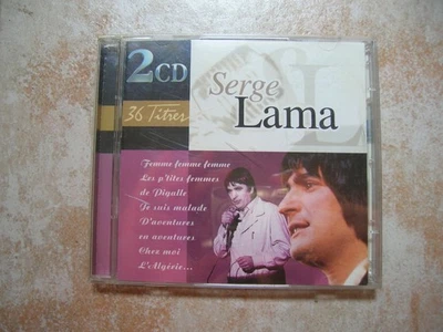 CD AUDIO SERGE LAMA  (2CD)   (D1) - Photo 1/2
