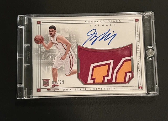 2016-17 Georges Niang National Treasures RPA Iowa State Cyclones Rookie Auto /99