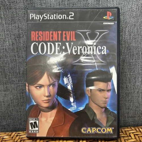 PS2 Resident Evil Code: Veronica X Black Label (Sony PlayStation 2, 2001) CIB