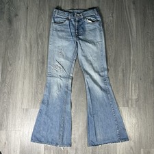 Vintage 1970  s Orange Tab Levi  s Women  s Bell Bottoms 30W x 33L  SEE PICS 