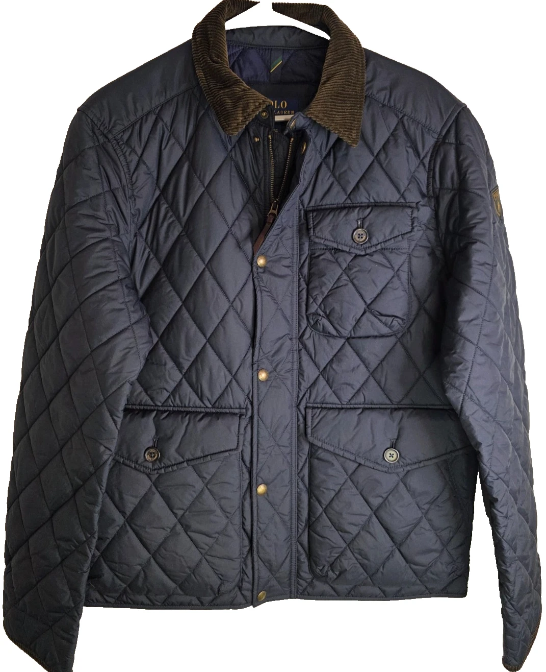 Polo Ralph Lauren Men's The Beaton Quilted Jacket size M Color Blue Navy