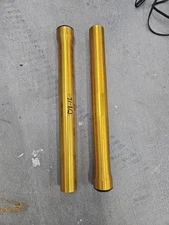 Front Fork Outer Tubes Black Gold Pipes For Yamaha YZF-R6 YZF R6 2008-2015