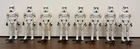 Kenner Star Wars Vintage Stormtrooper Figures Hong Kong China Lot of 8 Complete!