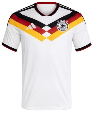 Adidas DFB Germany Men's World Cup 2026 Jersey White Black Red Yellow All Sizes