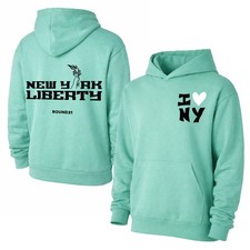 Unisex round21 Mint New York Liberty Libertylove Hoodie