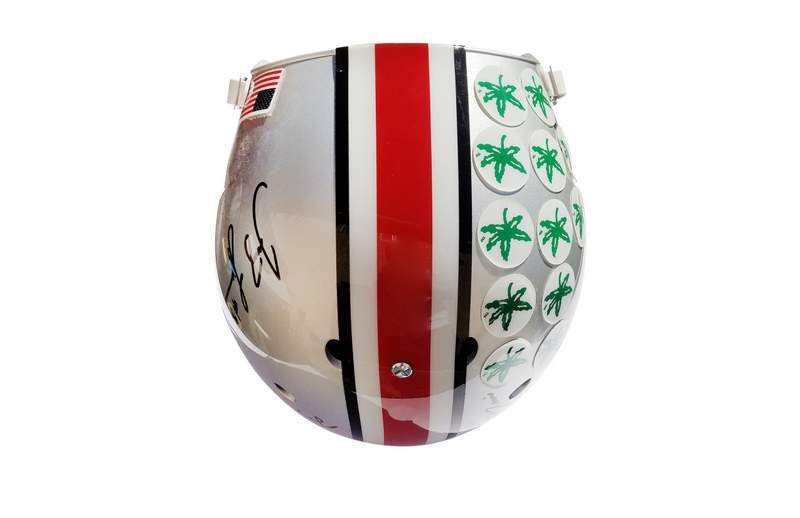 2014 Ohio State Buckeyes team signed helmet W/Certificate (1) autographed