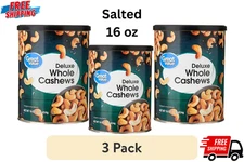 Great Value Deluxe Whole Cashews, Salted, 16 oz  𝕗𝕒𝕤𝕥 𝕕𝕖𝕝𝕚𝕧𝕖𝕣𝕪 🚛🚚