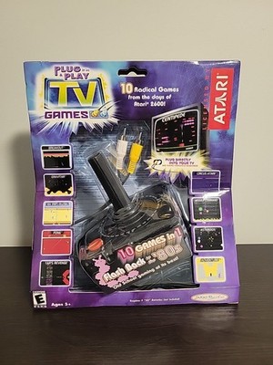 Atari Plug It In & Play TV Games - 10 Games New In Package Jakks Pacific