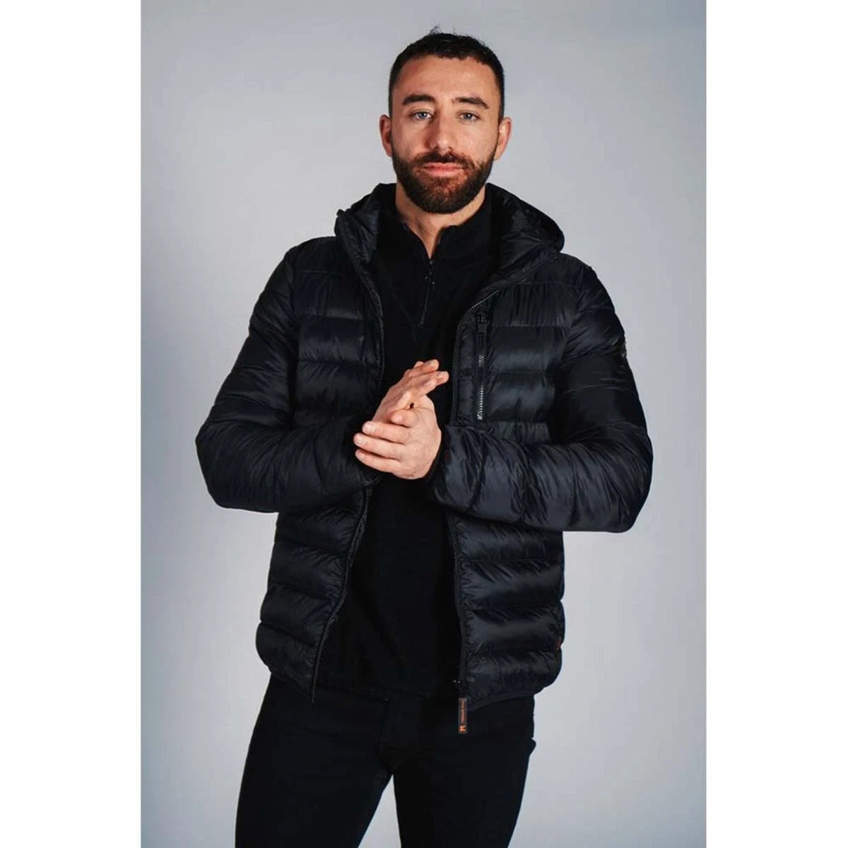 8K Flexwarm 5V Men's Heated Jacket with Removable Hood L