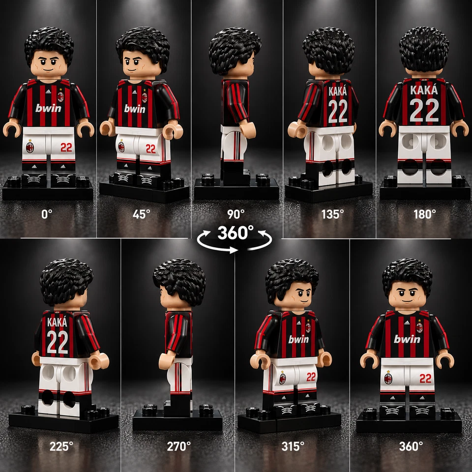 Kaka klassische Minifigur oder Schlüsselanhänger – AC Mailand #22🔥 - Bild 3 von 3