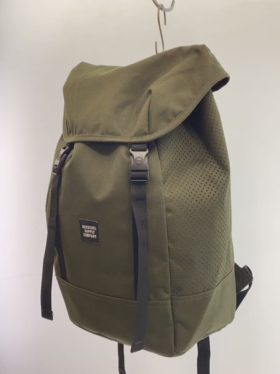 Herschel Backpack Polyester KHK 08T-01660214 Striped Lining from Japan