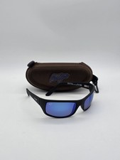 Maui Jim MJ 202-2M SGH Peahi STG-BH Sunglasses Blue Lenses Matte Black Frames
