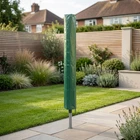 2 X GREEN WOVEN PE ROTARY WASHING LINE COVER CLOTHES AIRER GARDEN PARASOL COVER