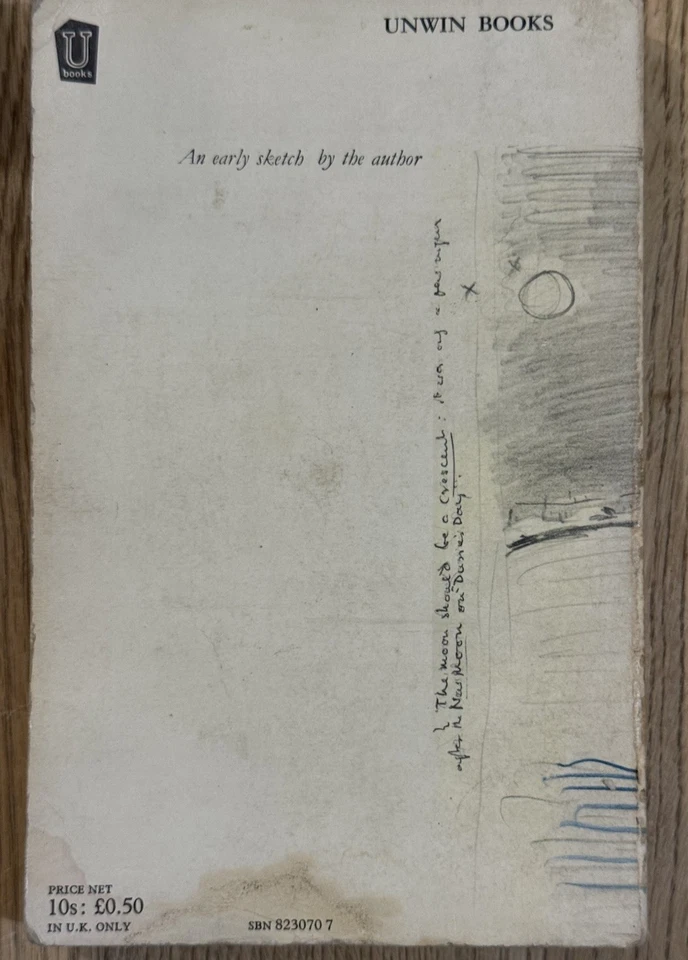 The Hobbit J. R. R. Tolkien Unwin Books 1966 Edition Eleventh  Printing Vintage - Image 2 of 4