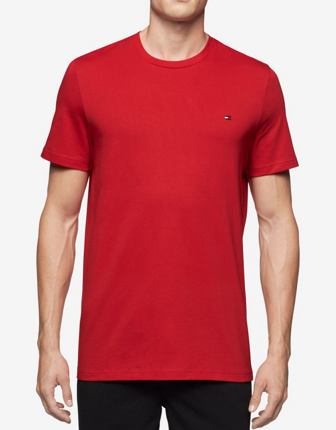 Tommy Hilfiger Mens Lightweight Classic Fit T-Shirt MahoganyRed L 3890₽