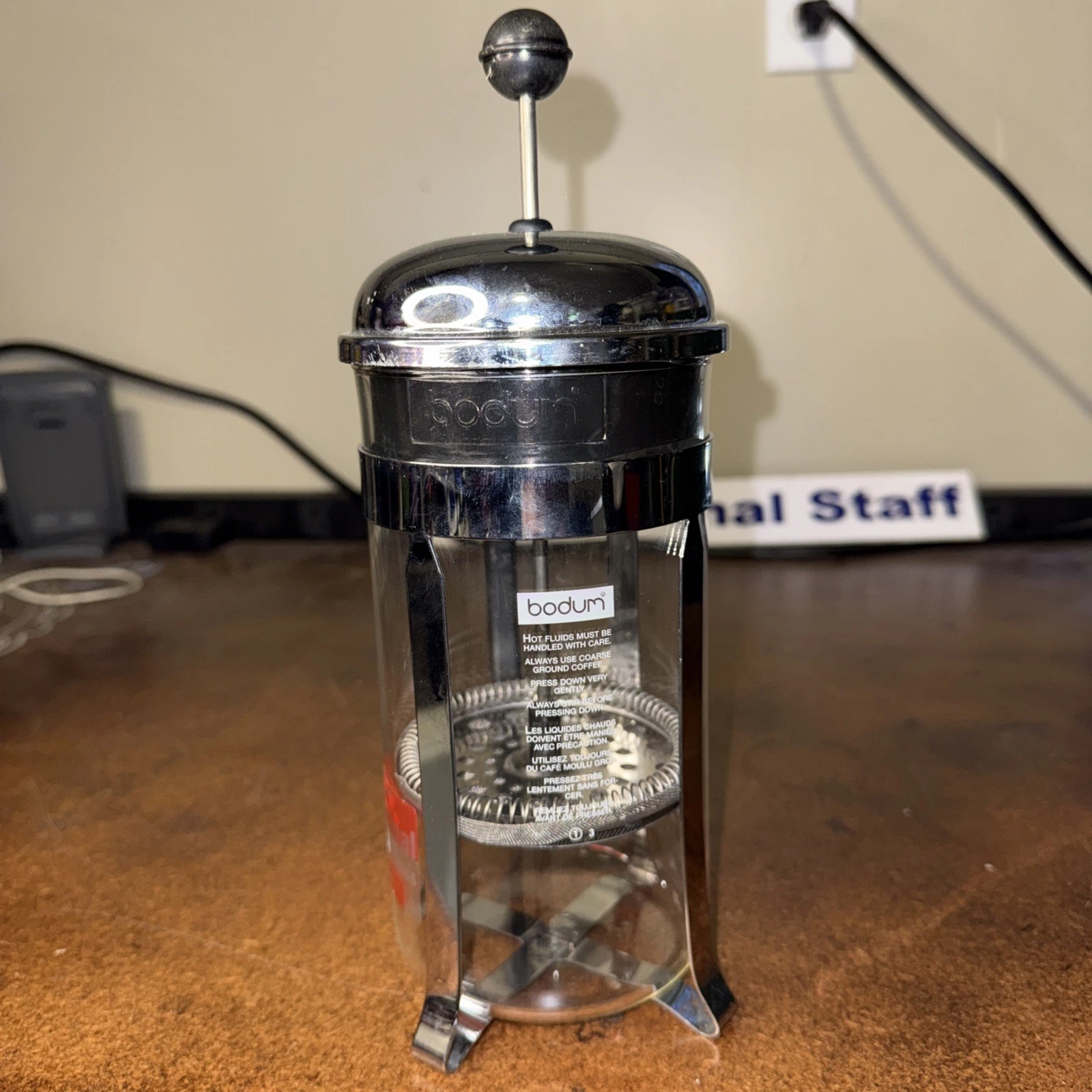 Bodum Original French Press. Free Shipping!