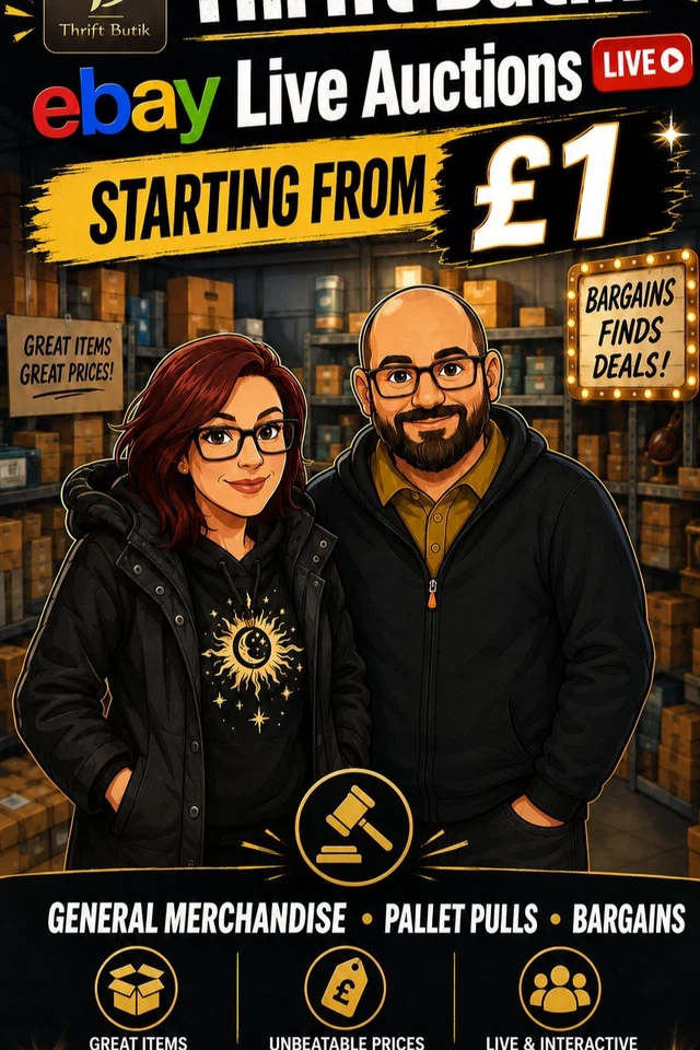 £1 Start Live Auctions – General Merchandise, Pallet Pulls & Bargains