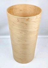 UNMARKED MAPLE DRUM SHELL 8-IN DIAMETER BUYER CHOOSES DEPTH - SHIPS FREE TO...