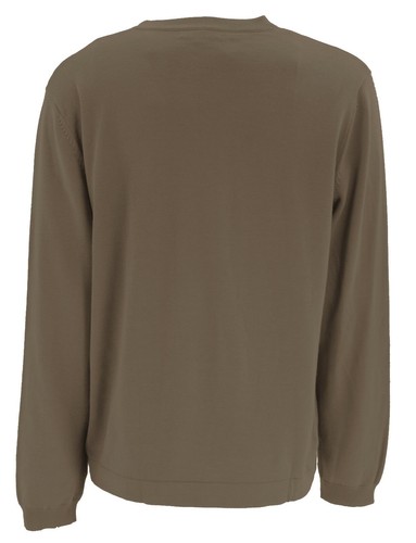 SALTAIRE MEN'S M3V1072 VALENCIA V NECK COTTON CASHMERE BLEND SWEATER, LARGE - Picture 5 of 7