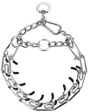 Dog Pinch Collar Adjustable Quick Release Choke Training Collar Stainless Ste...