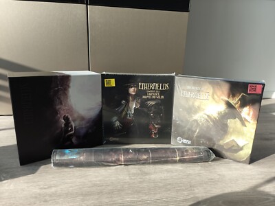 Etherfields - Brettspiel - Deutsch + Creatures + Harpyie und Wölfin + Playmat