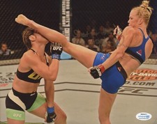Holly Holm UFC Autographed Signed 8x10 Photo ACOA